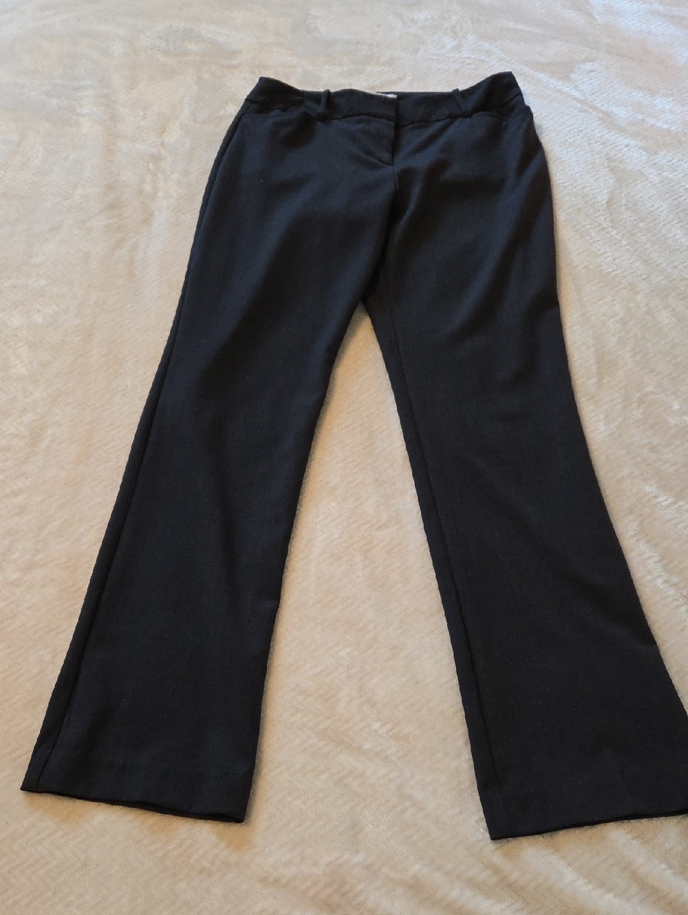 Liz Claiborne Dark Gray Boot Cut Dress Pants